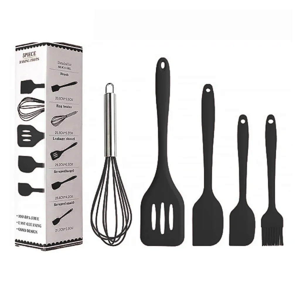 Kit 5 utensílios de cozinha