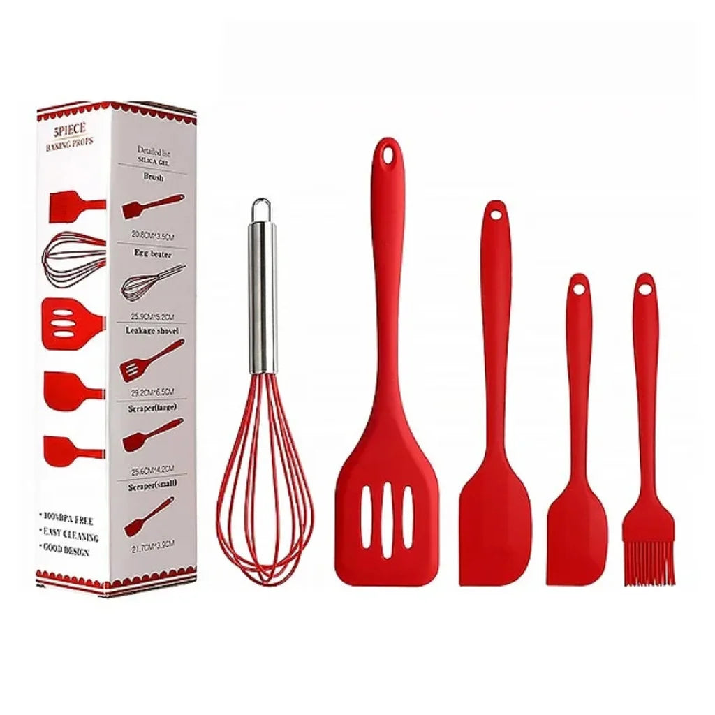 Kit 5 utensílios de cozinha