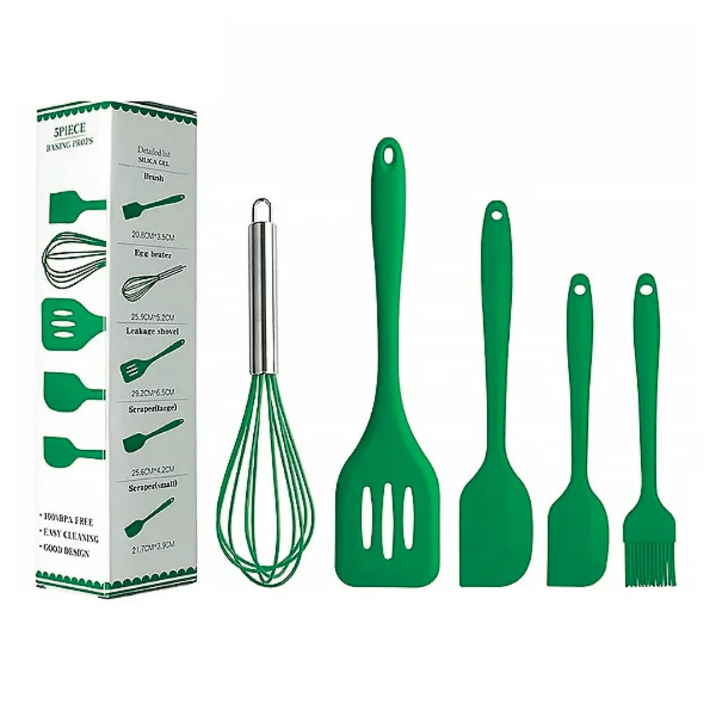 Kit 5 utensílios de cozinha