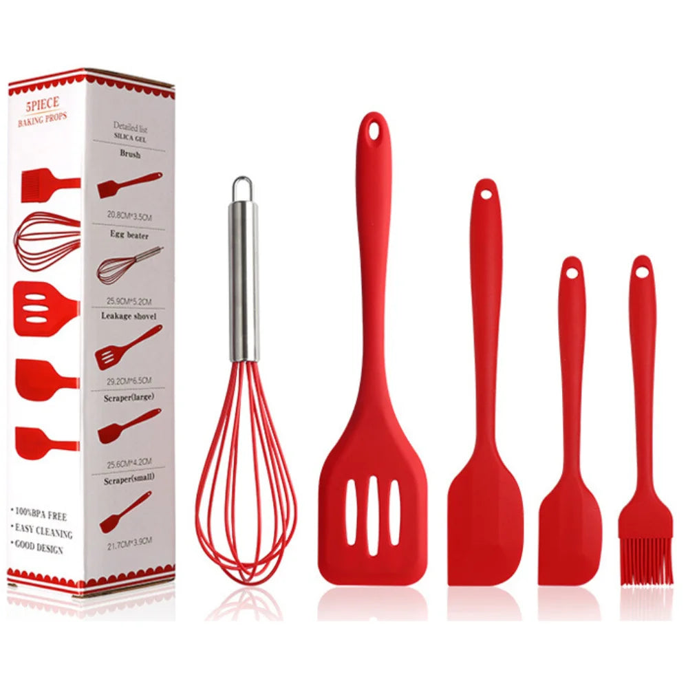 Kit 5 utensílios de cozinha